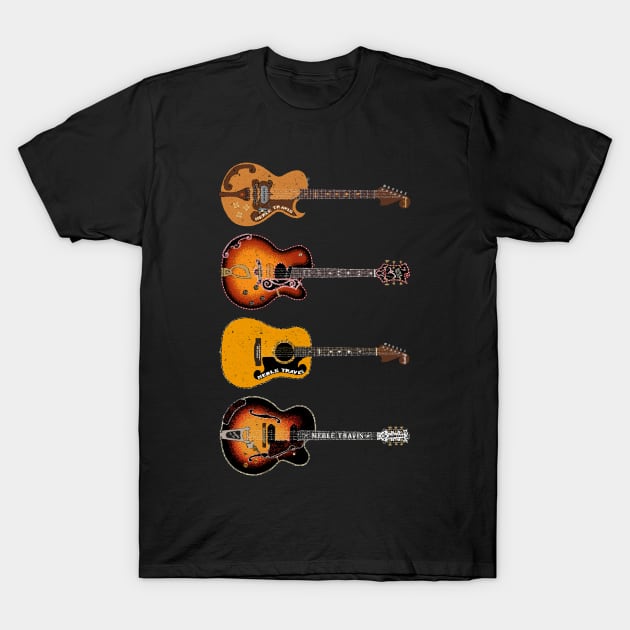 Merle Travis Guitars T-Shirt by Daniel Cash Guitar